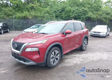 2021 Nissan Rogue Sv Intelligent Awd z USA, uszkodzony, nr VIN 5N1AT3BB7MC723243